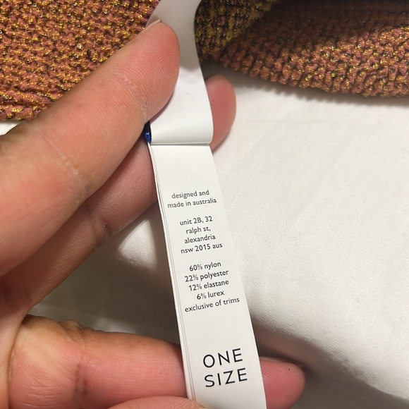 NEW Bound by Bond -Eye Australia swim The Sahara bandeau bikini top one size - Picture 8 of 8